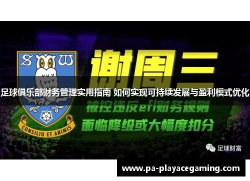 足球俱乐部财务管理实用指南 如何实现可持续发展与盈利模式优化